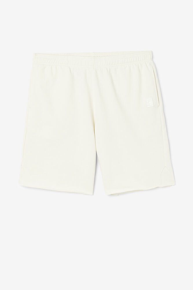 Fila Keaton Shorts White - Mens - 56382AUXB